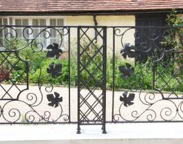 Bespoke garden railings