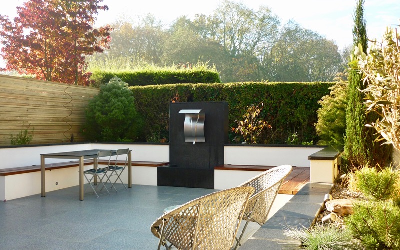 Sunken garden design